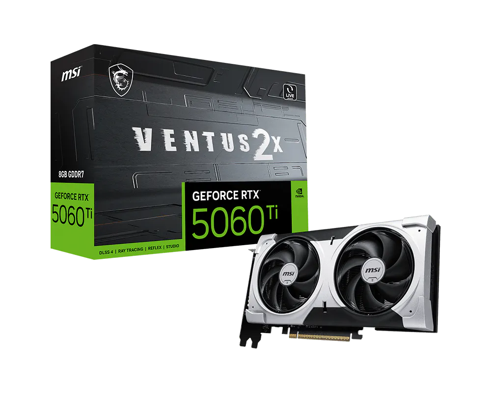 MSI GeForce RTX 5060 Ti 8G VENTUS 2X PLUS